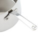 An American Metalcraft stainless steel pan with a handle.