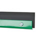 A green and black metal Unger AquaDozer floor squeegee with a screw.