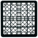 A white square with a black grid pattern.