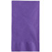 A close-up of a purple Choice paper dinner napkin.