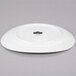 A white 10 Strawberry Street porcelain oval plate.