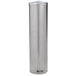 A stainless steel San Jamar water cup dispenser with a silver cap.