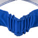 A royal blue Headsweats headband with white details.