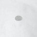 White circle filter paper with a hole in the middle.