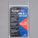A plastic bag of Taylor TempRite dishwasher test strips with a blue and red label.