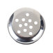 An American Metalcraft silver metal mini shaker lid with holes.