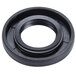 A black round rubber seal with a wire in the middle.
