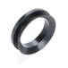 A black rubber V-ring.