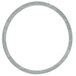 A round grey gasket with a hole in the center.
