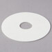 A white circular gasket with a hole in the center.