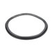 A black rubber gasket with a black circle.