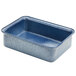 A blue rectangular multi-purpose server with a handle.