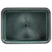 A green rectangular HS Inc. Jalapeno Tamale Server tray with a hole in the middle.