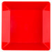 A red rectangular object with a white border.