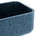 A blue rectangular HS Inc. multi-purpose container with a lid.