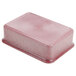 A pink rectangular multi-purpose server with a white background.