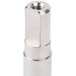A silver metal Nemco Gripper Shaft with a threaded nut.