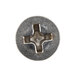 A close-up of a stainless steel Nemco screw with a metal cross on the top.
