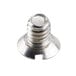 A close-up of a Nemco stainless steel flat head screw.