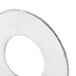 A close-up of a stainless steel Nemco flat washer.
