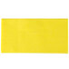A yellow rectangular Chicopee dusting cloth with a white border.