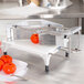 A Vollrath Redco Tomato Pro 3/16" tomato slicer with tomatoes on it.
