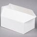 A white Take Out Lunch / Snack / Chicken Box with a lid.