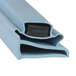 A blue Delfield rubber seal with black magnetic strips.
