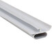 A close-up of a white plastic strip with a long tube.