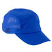 A royal blue Headsweats 5-panel cap with a logo on it.