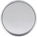 An American Metalcraft heavy weight aluminum pizza pan with a wide rim.