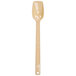 A beige Camwear salad bar spoon with a perforated handle.