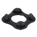A black rubber ring with four holes.