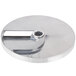 A stainless steel circular dicing kit with blades.