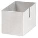 An American Metalcraft stainless steel box style menu / card holder.