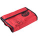 A red Tablecraft Garnishing Kit bag with a logo on it.