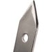 A close-up of the metal blade of an Edlund K004SP equivalent can opener knife.