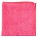 A red Unger SmartColor microfiber cloth.