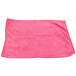 A red Unger SmartColor microfiber towel with a red edge.