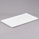 A white rectangular Cambro dietary tray.