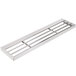 An Avantco stainless steel metal grille with four bars.