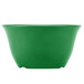 A green Thunder Group melamine bowl.
