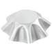 A silver Chicago Metallic tortilla shell pan with a white background.