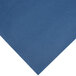 A navy blue square linen-like napkin on a white background.