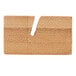 An American Metalcraft natural bamboo card holder with a hole in it.