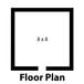 A floor plan for a Norlake Kold Locker walk-in freezer with text.