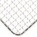 A stainless steel mesh tray with metal netting.