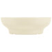 An ivory rectangular melamine bowl.