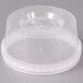 A 12 oz. clear plastic deli container with a tamper evident lid.