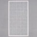 A white rectangular Curtron insect trap glue board with grey square grid.